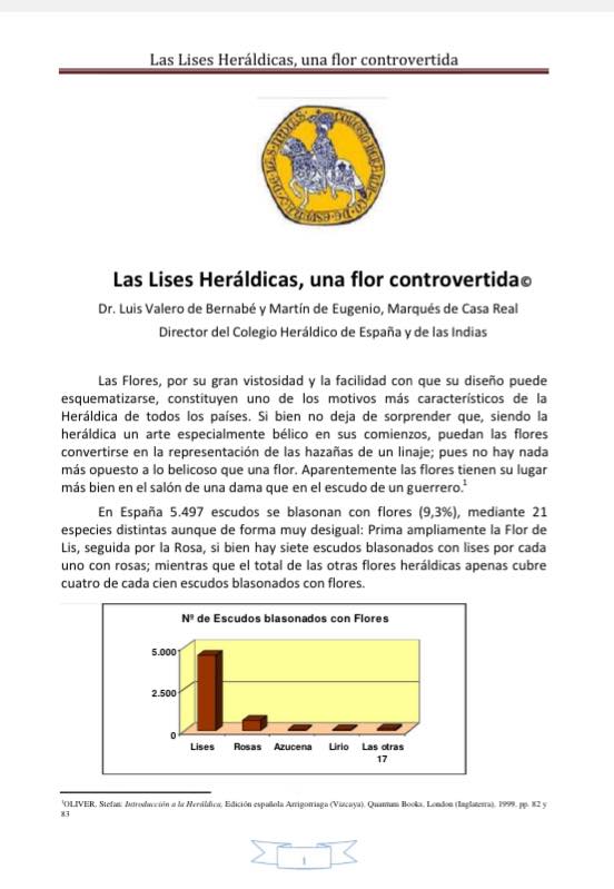 Las Lises Heráldicas, una flor controvertida.