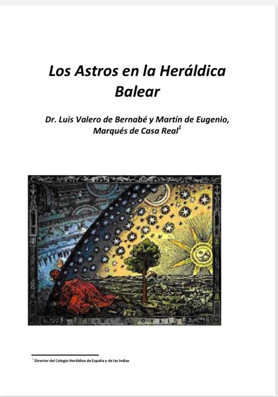 Los Astros en la Heráldica Balear.